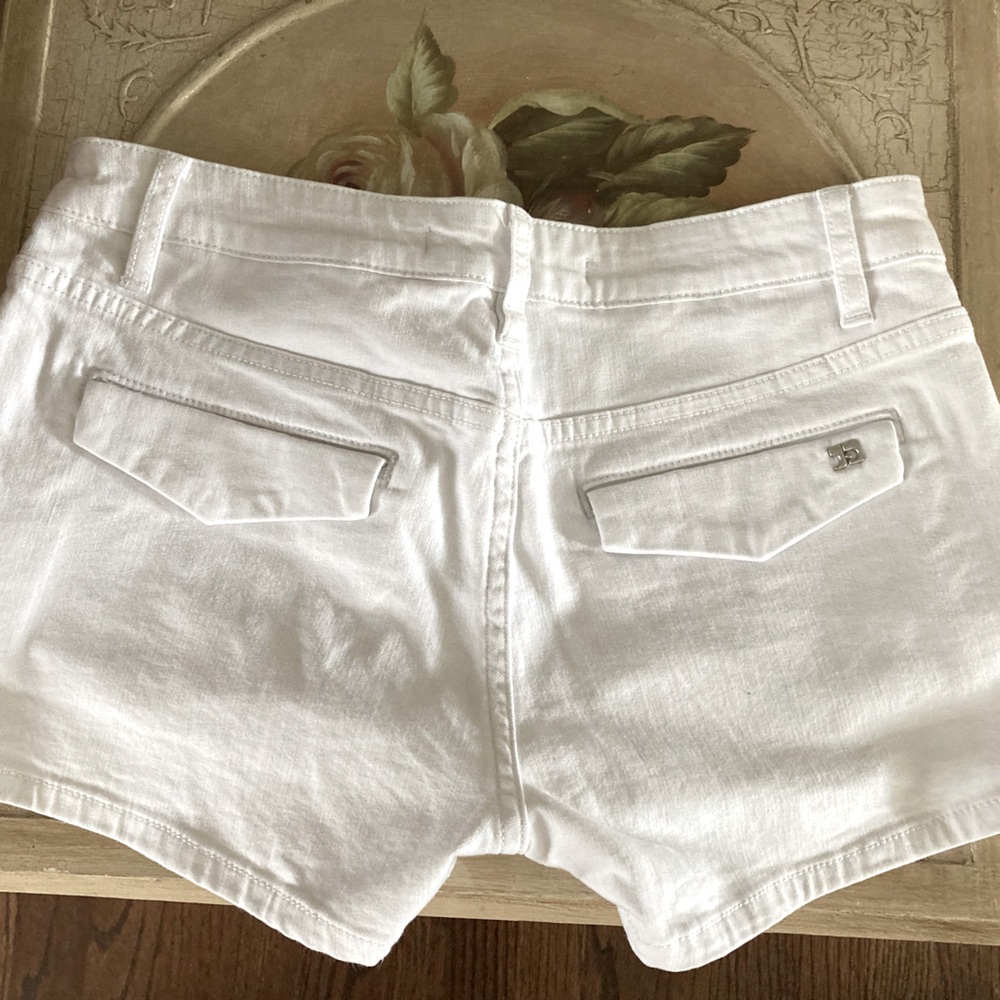 Joe’s Jeans white trouser shorts